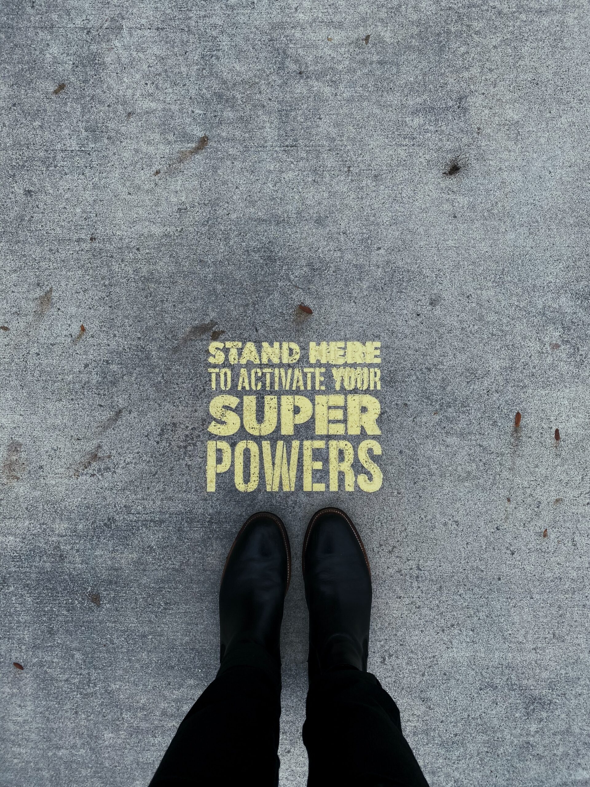 stand up to activate with super powers - events